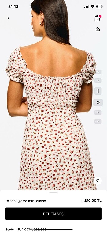 s Beden Bershka elbise