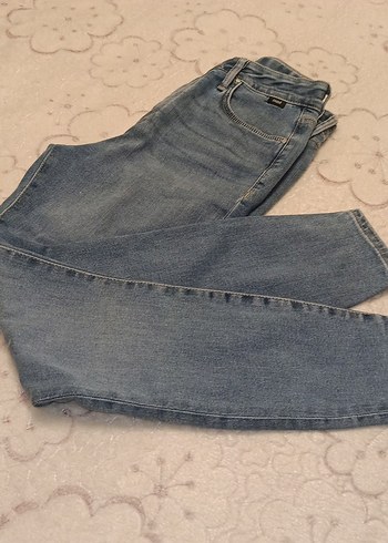 Kadın mavi Denim Regular Fit Jean - Görsel 8