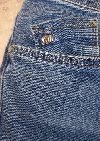 Kadın mavi Denim Regular Fit Jean - Görsel 4