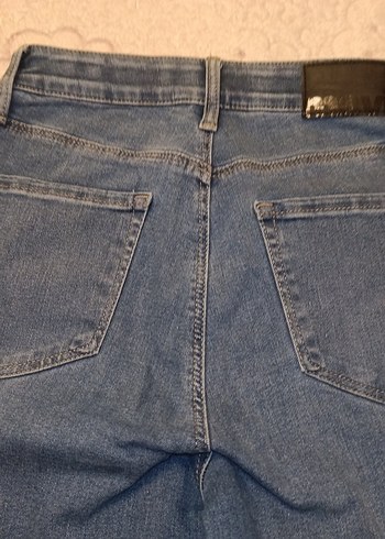 Kadın mavi Denim Regular Fit Jean - Görsel 7