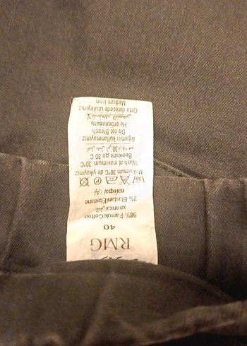 Kadın siyah kapri Boy Denim Pantolon - Görsel 7