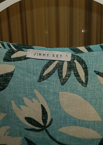 Mavi Desenli kadın Bluzu - Görsel 4