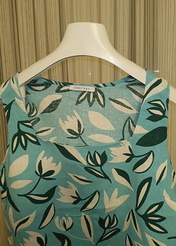 Mavi Desenli kadın Bluzu - Görsel 3