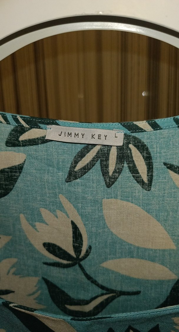 Mavi Desenli kadın Bluzu - Görsel 4