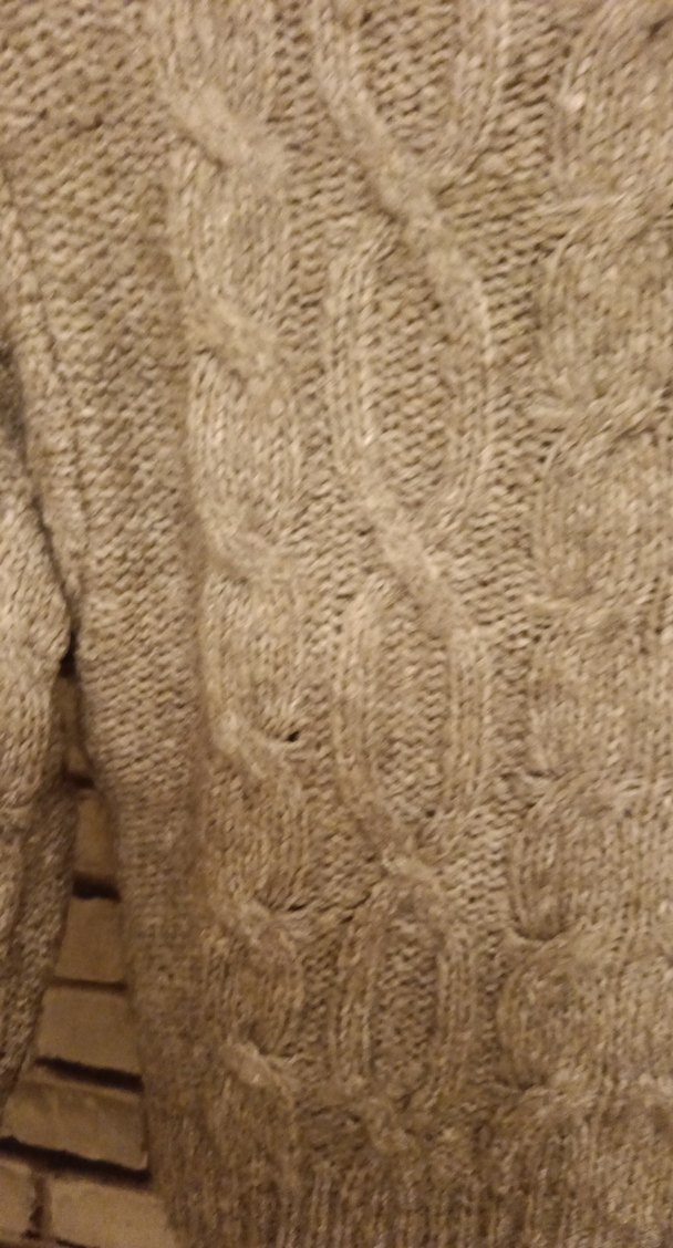 Bohem Tarzı Kadın Kahverengi Örgü Kazak - Görsel 3