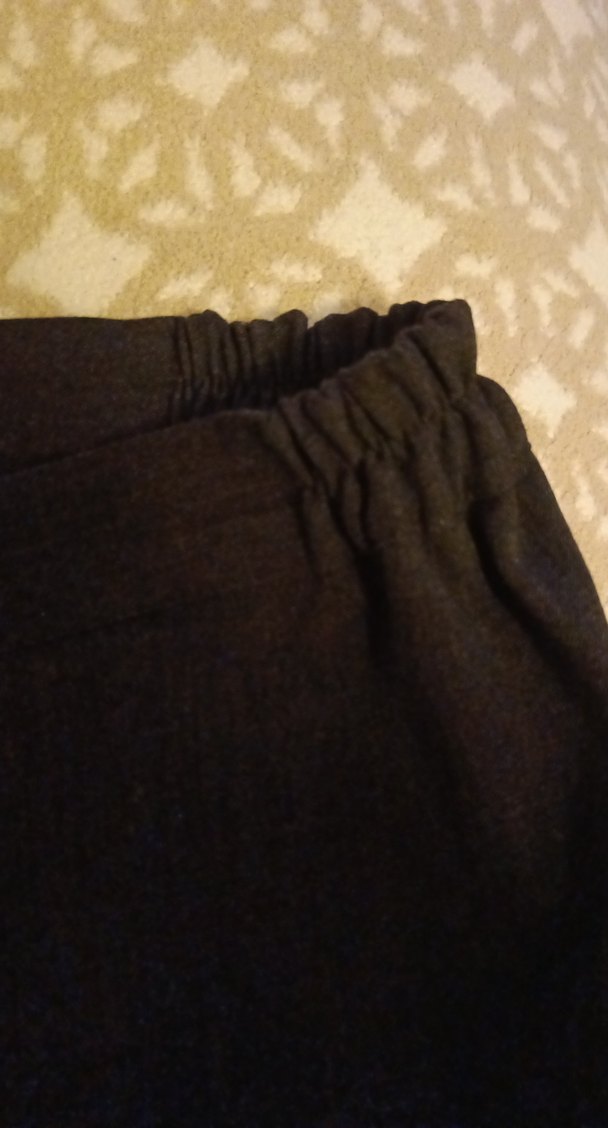 Gri Kemerli Midi Kadın Kumaş Pantolon - Görsel 3