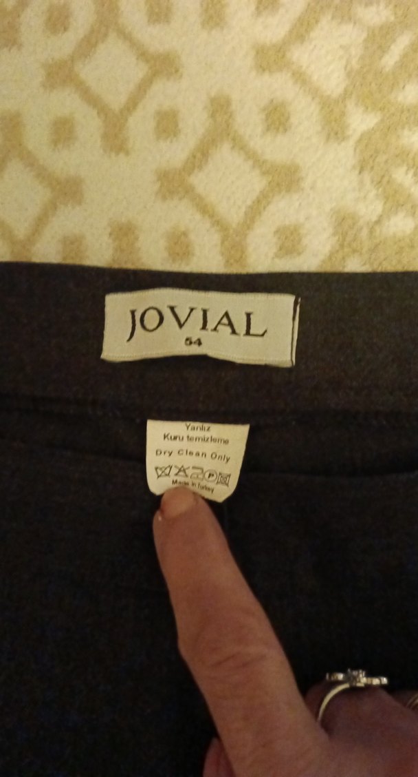 Gri Kemerli Midi Kadın Kumaş Pantolon - Görsel 2