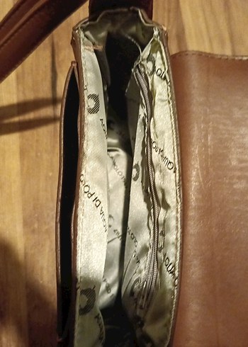 Kahverengi Deri Kadın Çanta - Klasik ve Bohem - Görsel 5