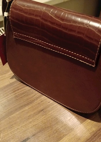 Kahverengi Deri Kadın Çanta - Klasik ve Bohem - Görsel 9