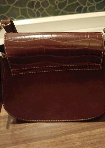 Kahverengi Deri Kadın Çanta - Klasik ve Bohem - Görsel 3