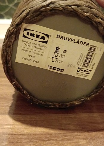 Koyu Kahverengi Hasır Sepet - Görsel 4