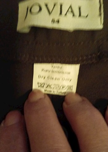 Kahverengi Midi Kadın Pantolon - Görsel 3