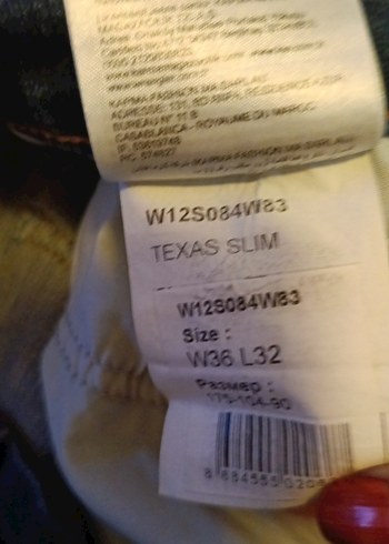 Wrangler Erkek Mavi Kot Pantolon - Görsel 8