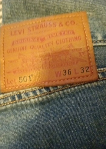 Levi's marka mavi renkte Düğmeli Erkek Denim Pantolon - Görsel 7