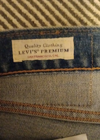 Levi's marka mavi renkte Düğmeli Erkek Denim Pantolon - Görsel 4