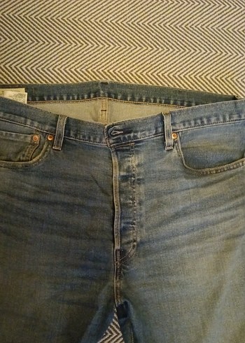 Levi's marka mavi renkte Düğmeli Erkek Denim Pantolon - Görsel 3