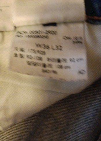 Levi's marka mavi renkte Düğmeli Erkek Denim Pantolon - Görsel 5