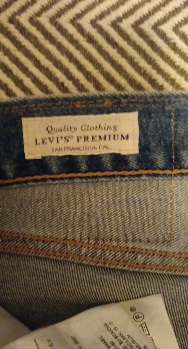 Levi's marka mavi renkte Düğmeli Erkek Denim Pantolon - Görsel 4