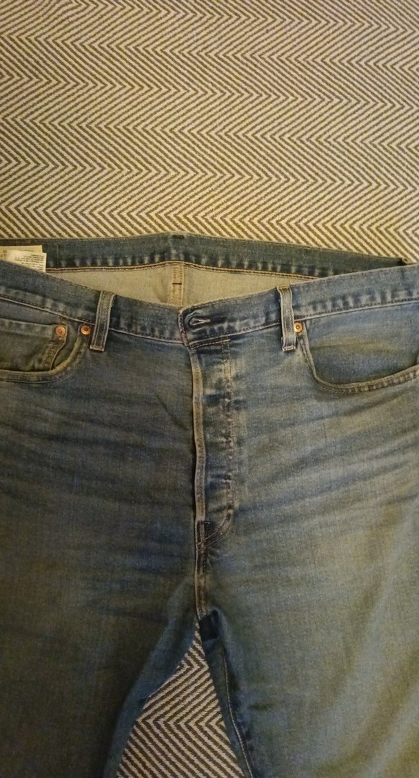 Levi's marka mavi renkte Düğmeli Erkek Denim Pantolon - Görsel 3