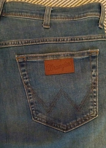 Wrangler marka Erkek mavi renkte Denim Regular Fit Jean - Görsel 4