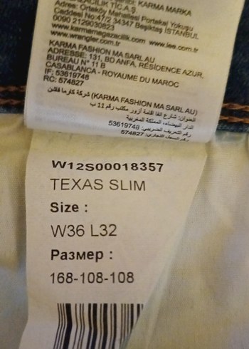 Wrangler marka Erkek mavi renkte Denim Regular Fit Jean - Görsel 8