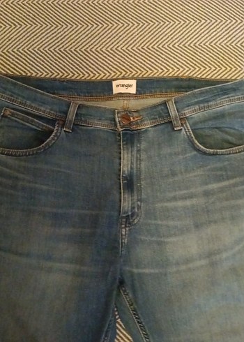 Wrangler marka Erkek mavi renkte Denim Regular Fit Jean - Görsel 2