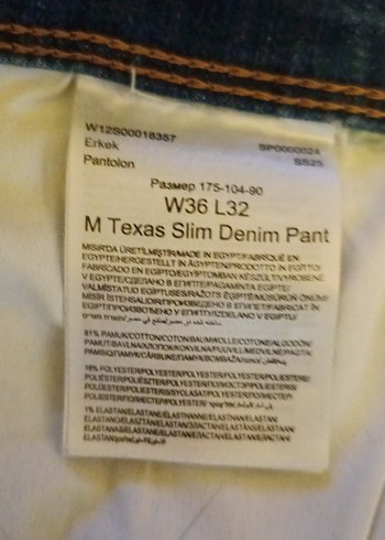 Wrangler marka Erkek mavi renkte Denim Regular Fit Jean - Görsel 7