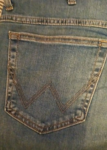 Wrangler marka Erkek mavi renkte Denim Regular Fit Jean - Görsel 5