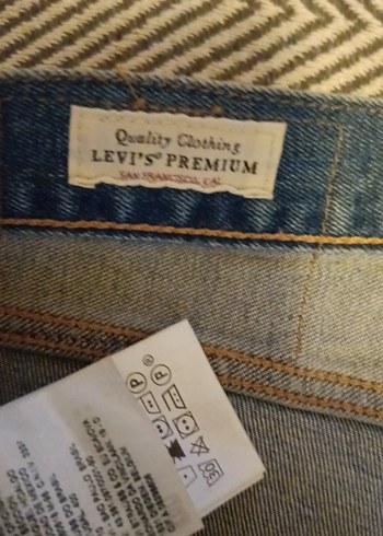 Levi's marka Düğmeli Erkek Denim Pantolon - Görsel 4