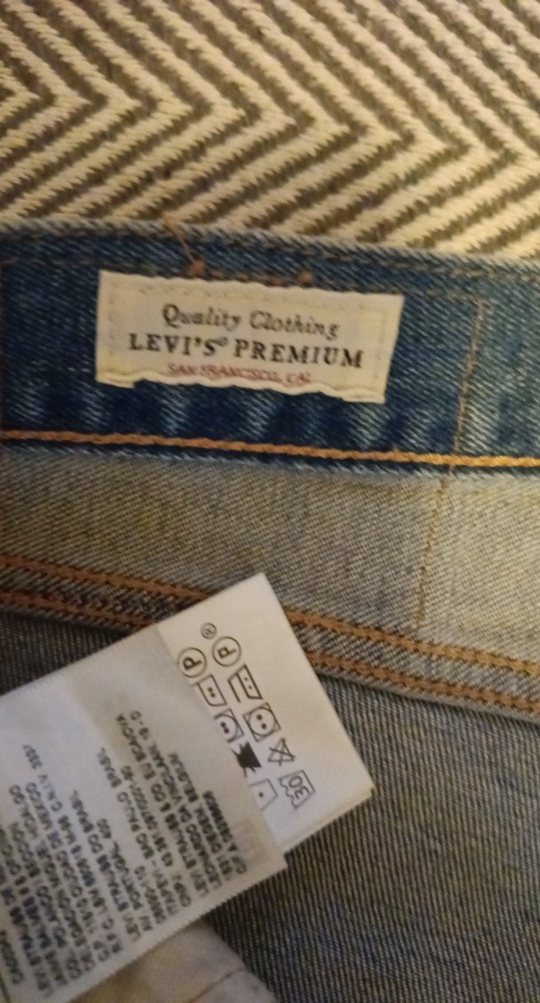 Levi's marka Düğmeli Erkek Denim Pantolon - Görsel 4