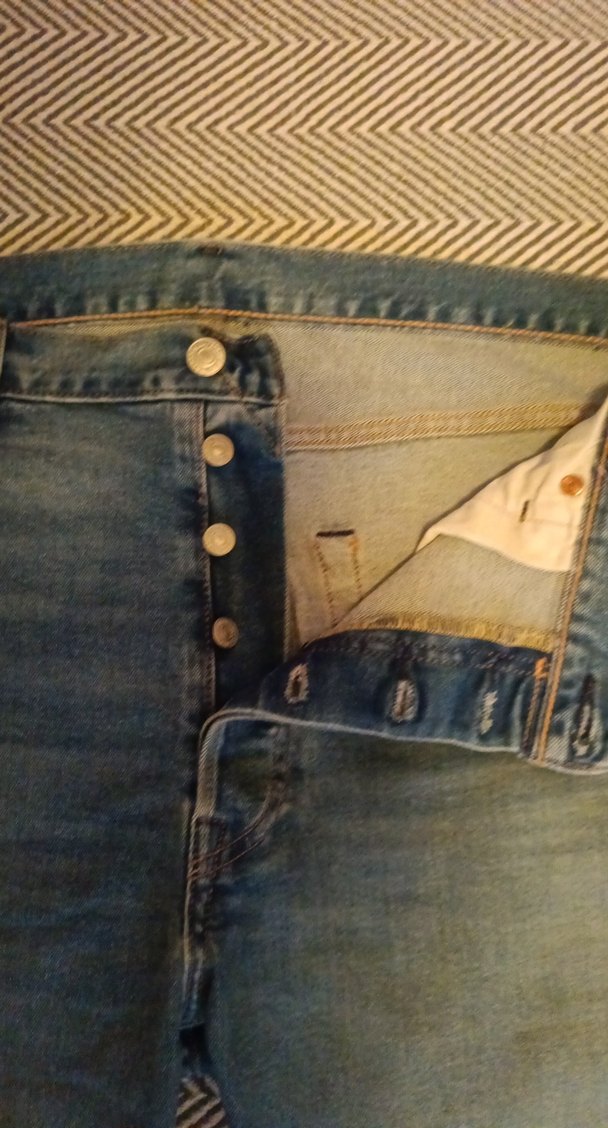 Levi's marka Düğmeli Erkek Denim Pantolon - Görsel 2