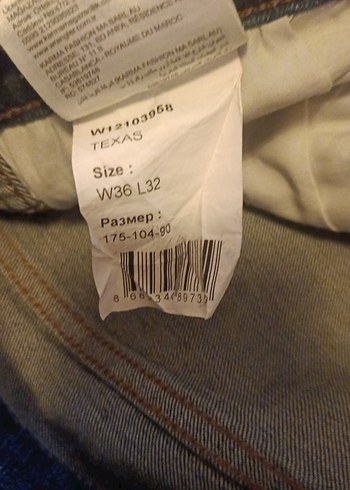 Wrangler mavi renk erkek  Kot Pantolon - Görsel 7