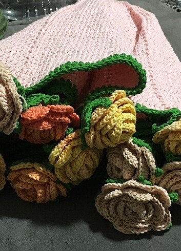 El emeği göz nuru Buket battaniye - Görsel 3