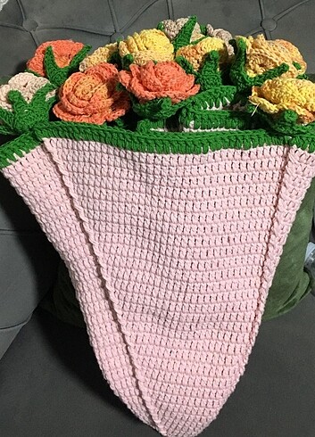 El emeği göz nuru Buket battaniye - Görsel 4