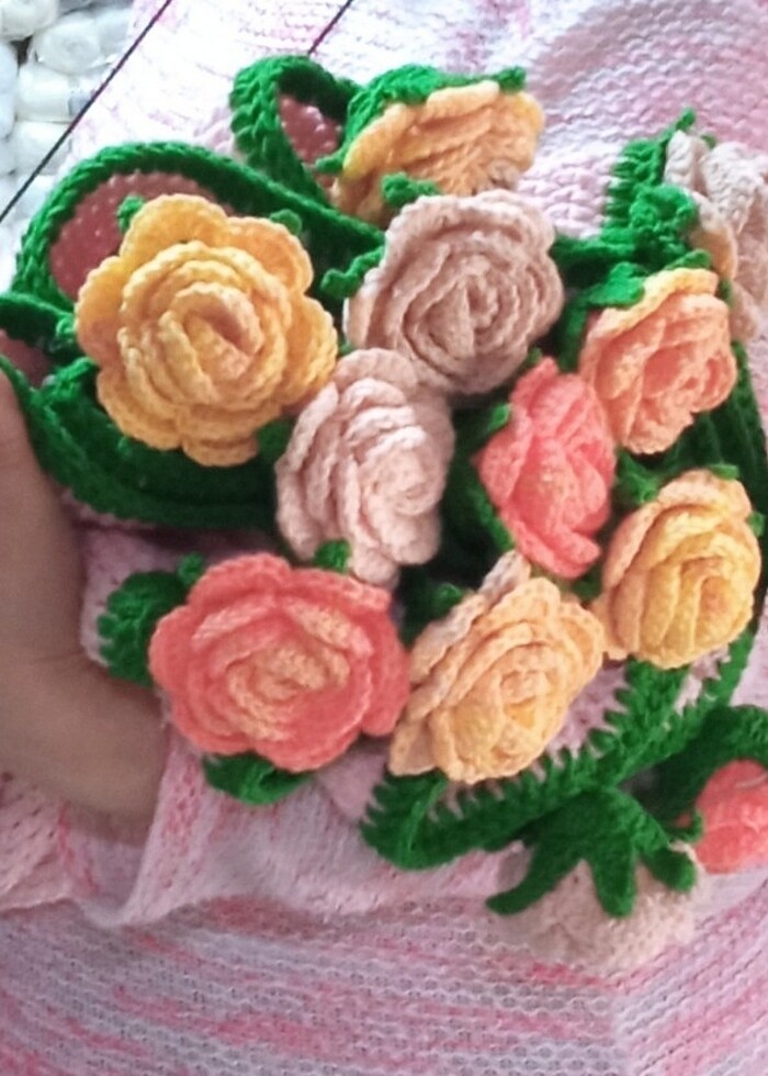 El emeği göz nuru Buket battaniye - Görsel 2