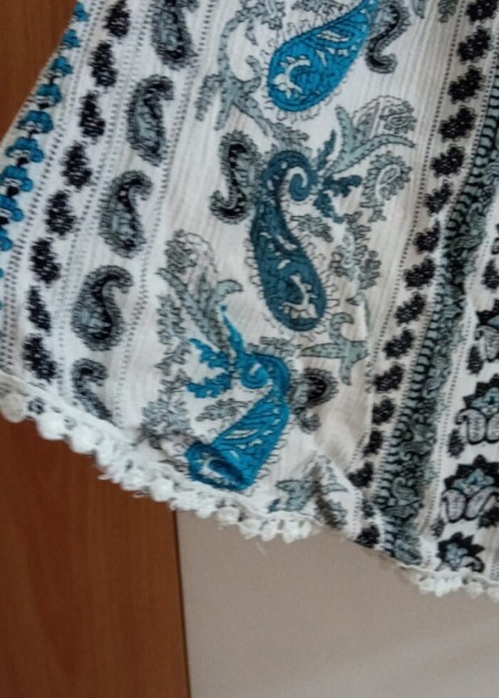 Yakası lastikli mini bluz 44,46 bedene kadar olur - Görsel 3