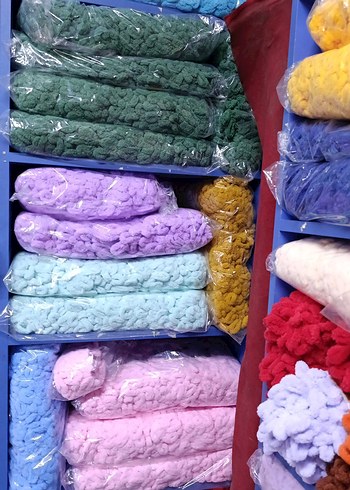 Alize puffy bir pakette 5 tane var 350 TL ilmekli iplikler - Görsel 2