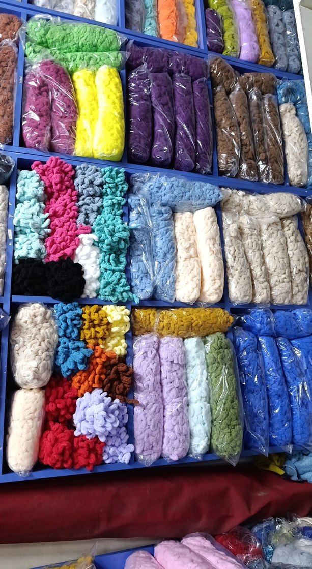 Alize puffy bir pakette 5 tane var 350 TL ilmekli iplikler - Görsel 4