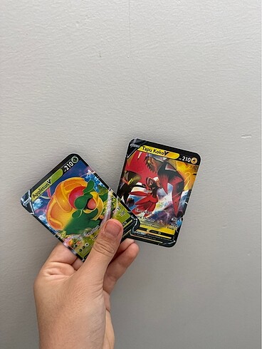  Beden Renk 6 adet değerli pokemon kartı(orijinal)