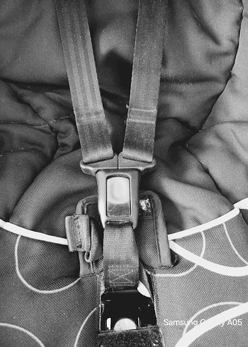 Siyah Gri Desenli Bebek Oto Koltuğu - Görsel 4