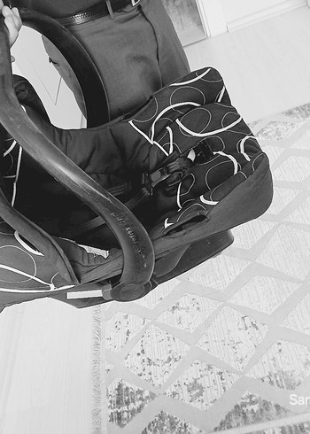 Siyah Gri Desenli Bebek Oto Koltuğu - Görsel 3