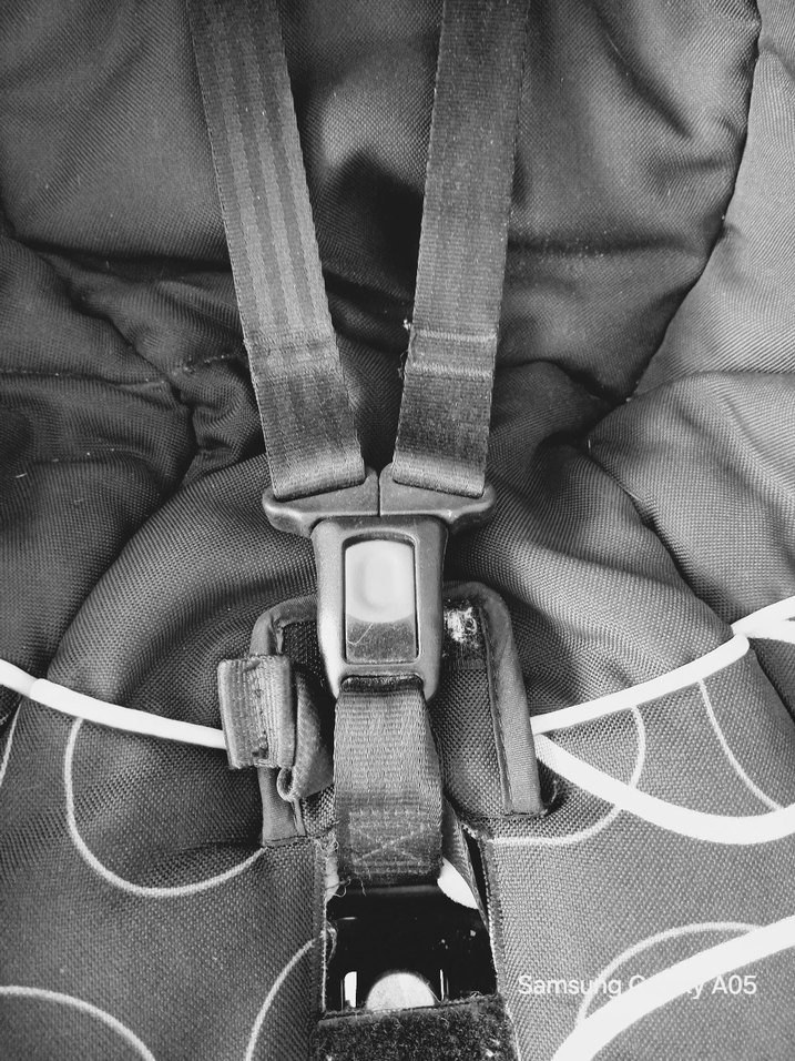 Siyah Gri Desenli Bebek Oto Koltuğu - Görsel 4