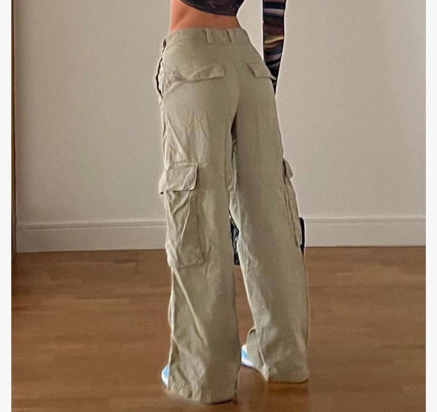 y2k vintage streetwear kargo pantolon — görsel 4/9