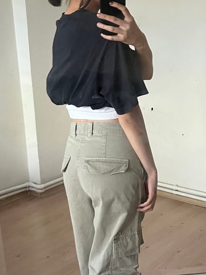 y2k vintage streetwear kargo pantolon — görsel 8/9