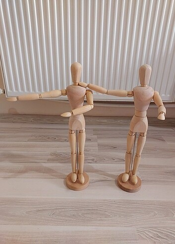 Beden camel Renk ikea ahşap adam dekor kukla tablo vazo