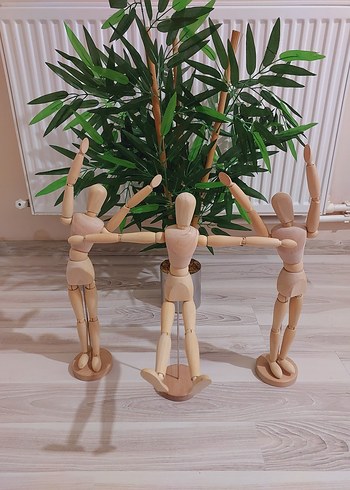 Beden Ahsap ikea figür kukla dekor maket adam ikea süs oda dekor ev