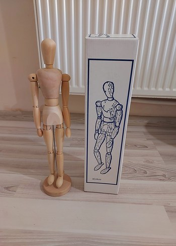 Ahsap ikea figür kukla dekor maket adam ikea süs oda dekor ev