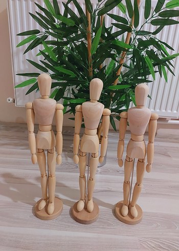 Ikea ikea ahsap adam dekor figür süs ev oda
