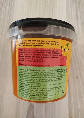 C Vitamini İçeren Doğal Vücut Peelingi - Görsel 5