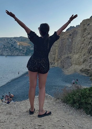 Penti Siyah Dantel Detaylı Deniz Yulumu - Görsel 2